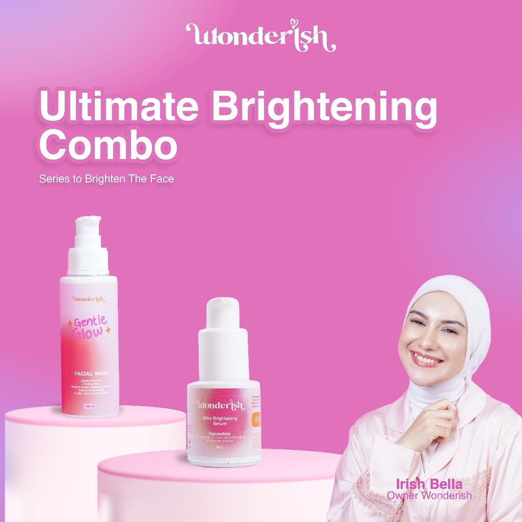 Bundling Wonderish - Serum + Facial Wash Ultimate Brightening Combo by Irish Bella