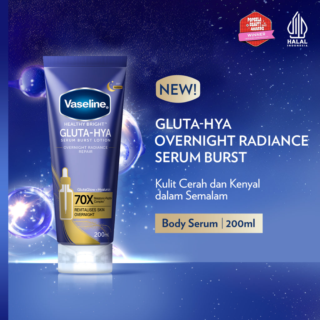 VASELINE Gluta-Hya Body Serum Overnight Radiance Repair 200 mL