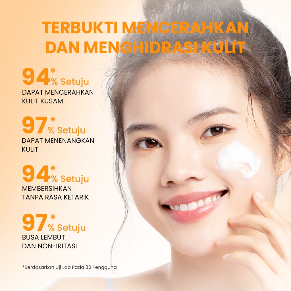 YOU Hy! Amino Glo-Win Brightening Facial Wash Mencerahkan Niacinamide Glowing Skin