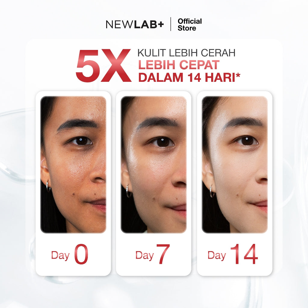NEWLAB Mini Brightlogy C-Gluta 360 | Minuman Glutathione BPOM| Glutathione Supplement untuk Mencerahkan 7 Sachet