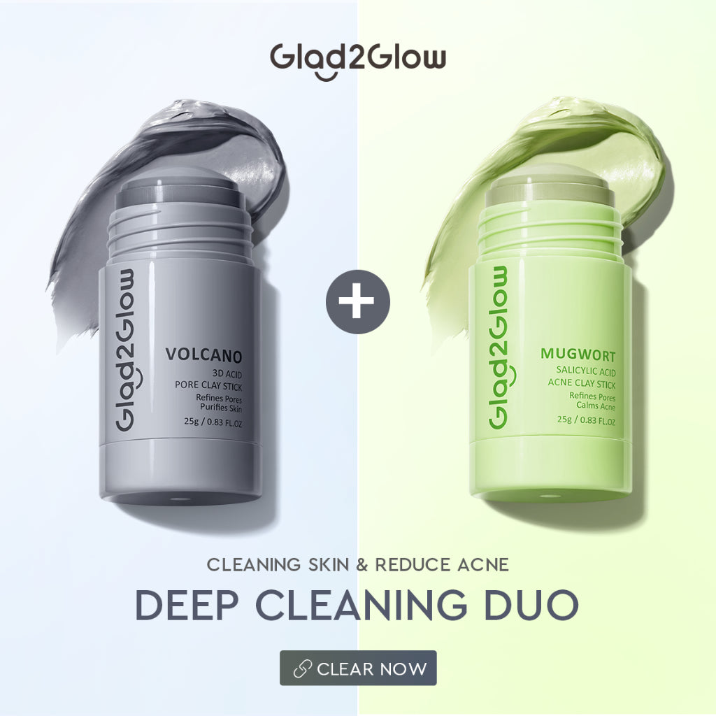 [DISKON 60%]Glad2Glow Clay Stick&Face Mask Complete Series-Pomegranate Brightening/Mugwort Salicylic Acid Acne/ Volcano 3D Acid Pore-masker Packs Masker Wajah Sheet Mask mask sleeping mask mugwort mask acne masker komedo g2glow official store