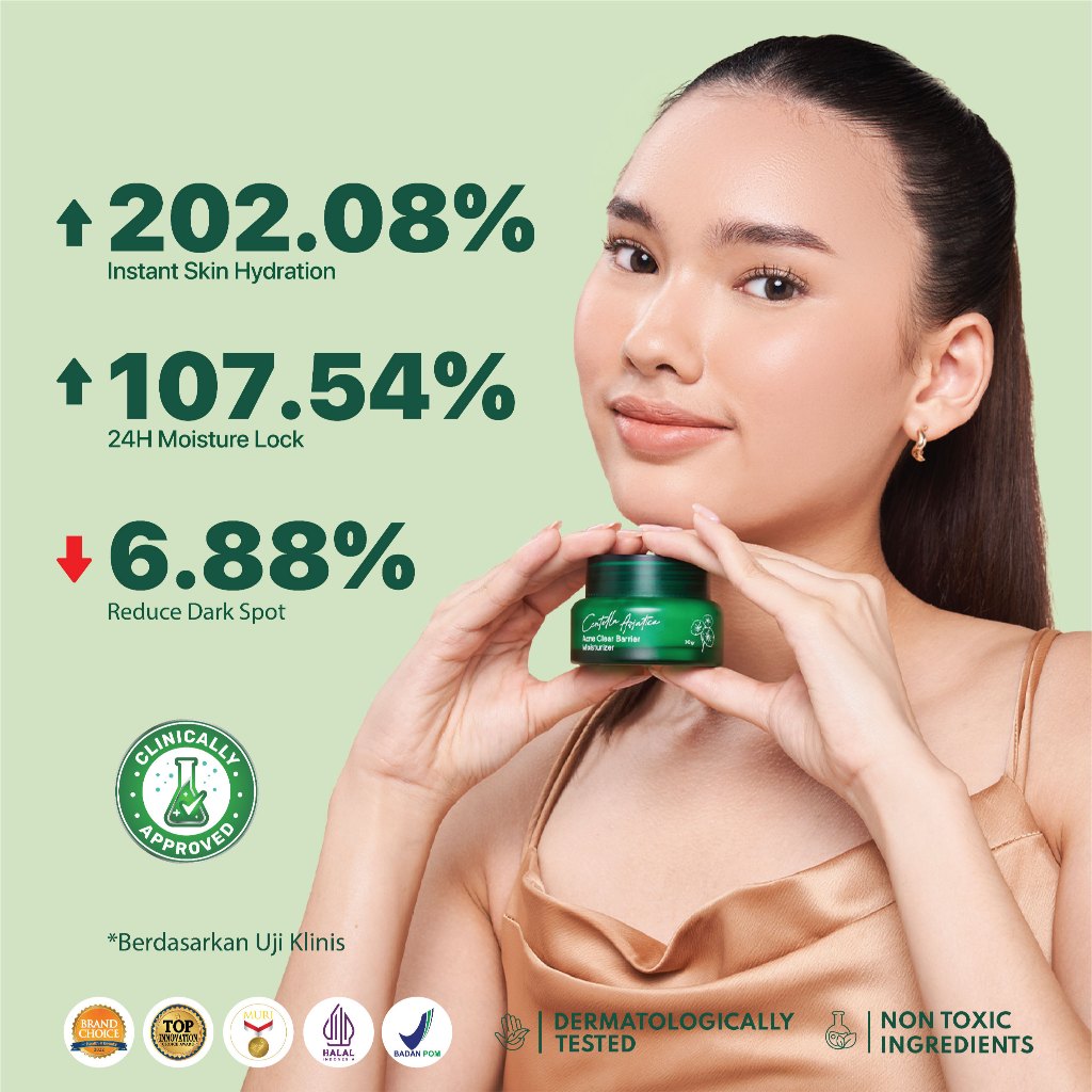 NPURE Centella Asiatica Acne Clear Barrier Moisturizer / Acne Moisturizer/ Pelembap Kulit Jerawat / Krim Berjerawat