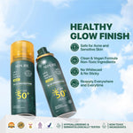 NPURE Cica Beat The Sun Spray Healthy Glow & SPF Protection SPF 50+ dan PA++++ / Sunscreen Spray / Sunscreen Organic Centella Extract /Sunscreen Kulit jerawat dan beruntusan /  Sunscreen kulit normal