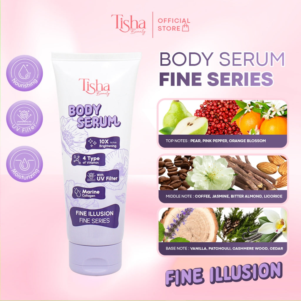 Tisha Beauty Body Serum Fine Series 10 Active Brightening – Tone Up & Collagen 150ml