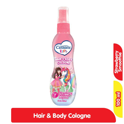 Cussons Kids Cologne Rambut & Tubuh Anak Strawberry Smoothie 100 ml / Cussons Kids Cologne Rambut & Tubuh Anak Fruity Berries 100 ml