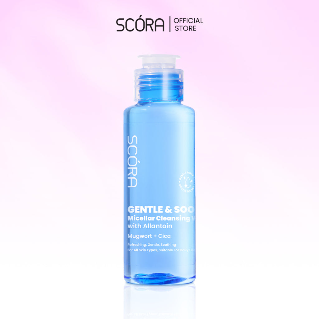 [BELI 2 GRATIS ONGKIR] SCORA Gentle & Soothe Micellar Cleansing Water 100 ML Membersihkan Menenangkan Kulit