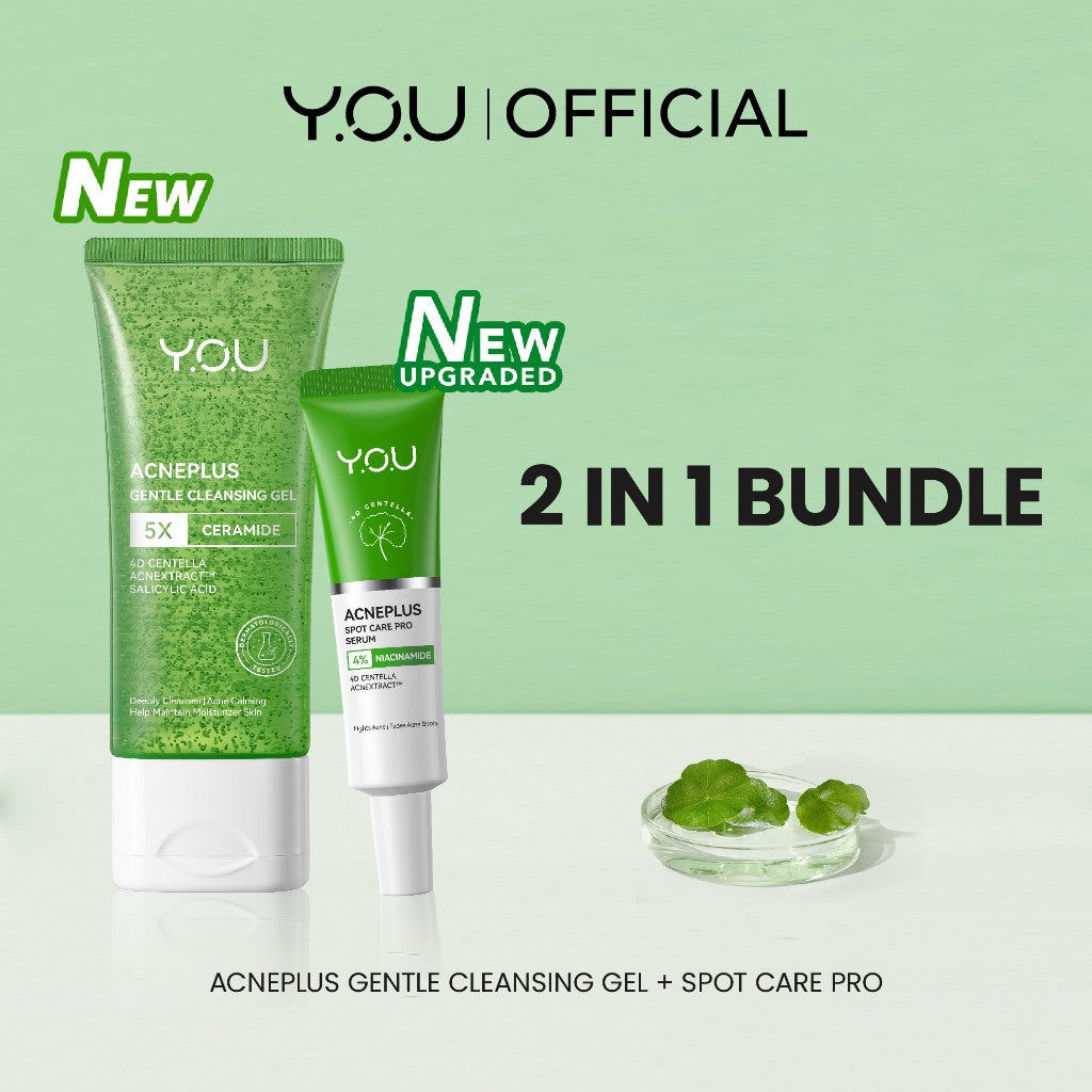 YOU AcnePlus Gentle Gel Cleanser Sabun Cuci Muka Jerawat Kulit Berminyak Berjerawat Salicylic Acid Face Wash