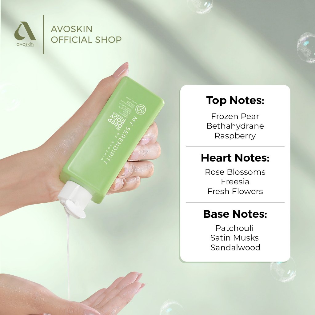 Deep Body Cleanser Avoskin My Serendipity No.0 200ml-Kulit Berjerawat