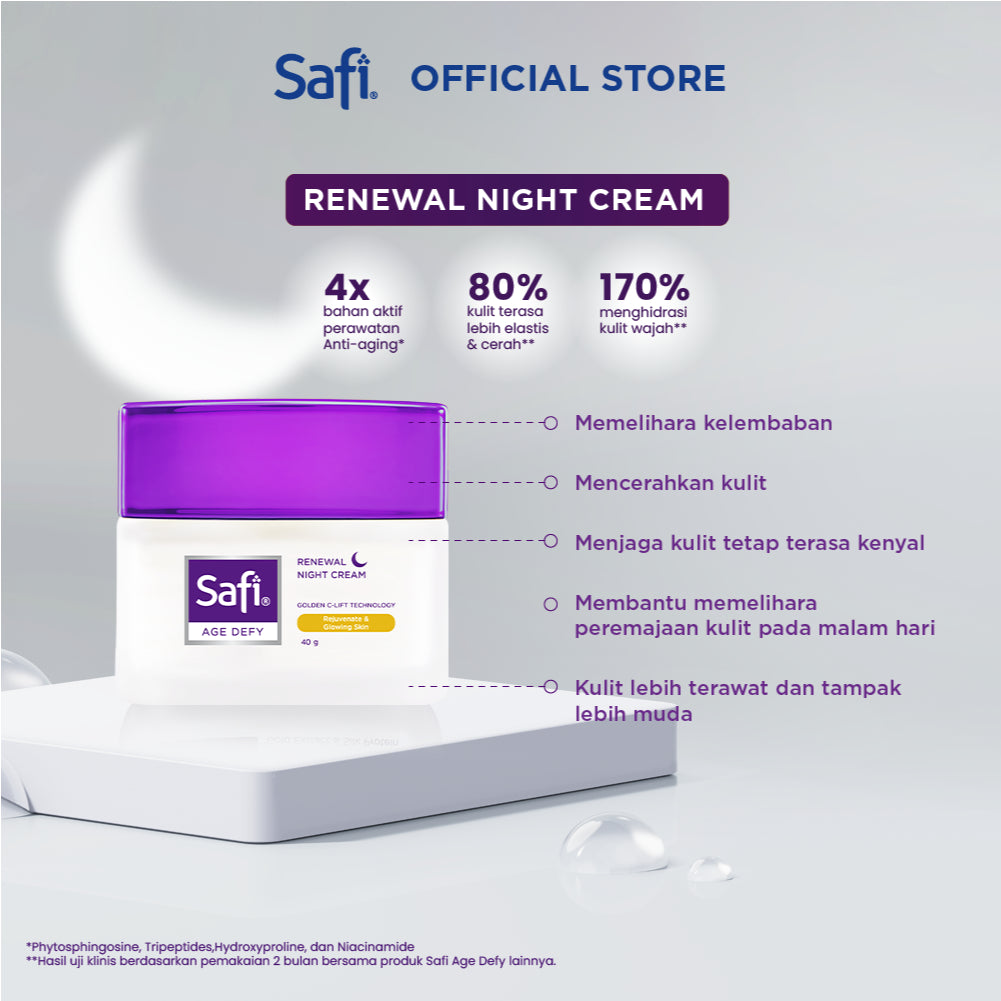 SAFI Age Defy Cream Cleanser + Night Cream 40gr