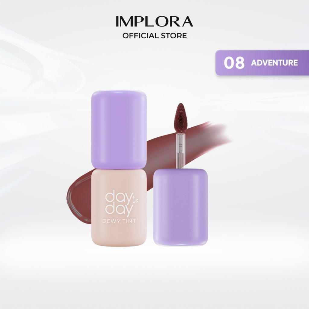 Implora Day to Day Series Dewy Tint | Gloss Liptint Lipstick Bibir