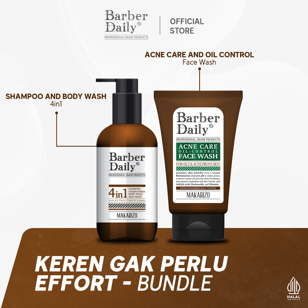 Makarizo Barber Daily Sigma Essentials - 4in1 + Face Wash