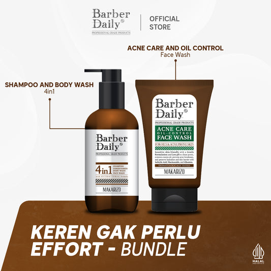 Makarizo Barber Daily Sigma Essentials - 4in1 + Face Wash