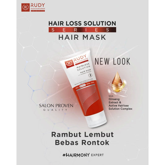 [2 PCS] Rudy Hadisuwarno Hairloss Solution Hair Mask 200 ml