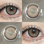 Eyeshare Softlens Wusu Black Brown Warna 14.2MM Lensa Kontak Natural Softlen