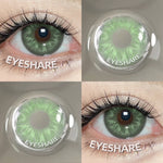 Eyeshare Softlens Wusu Black Brown Warna 14.2MM Lensa Kontak Natural Softlen