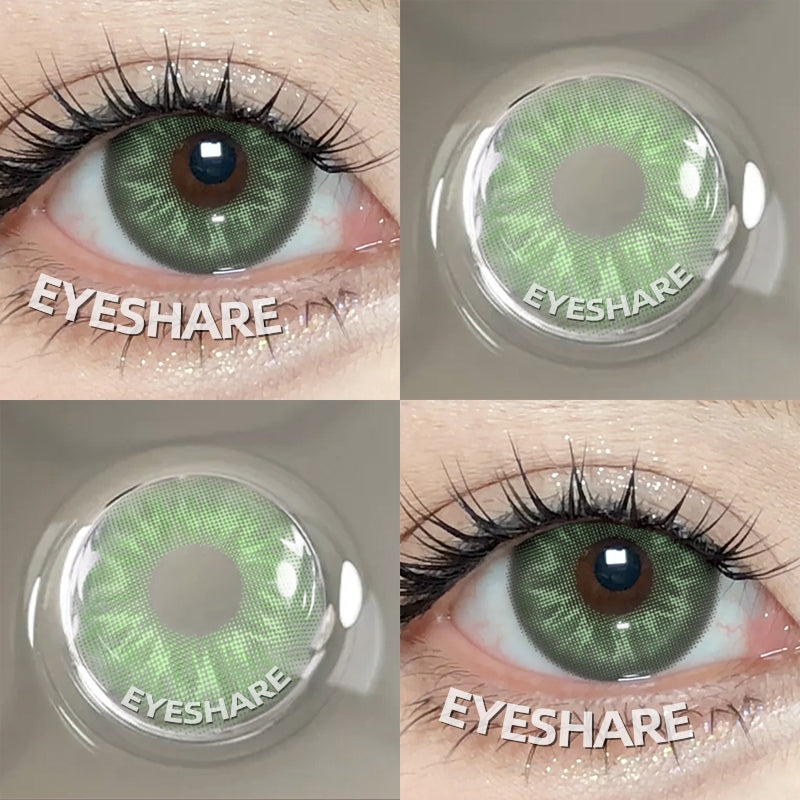 Eyeshare Softlens Wusu Black Brown Warna 14.2MM Lensa Kontak Natural Softlen