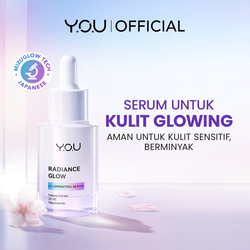 YOU Radiance Glow Illuminating Serum Brightening Vitamin C Niacinamide Gentle Glowing Skin