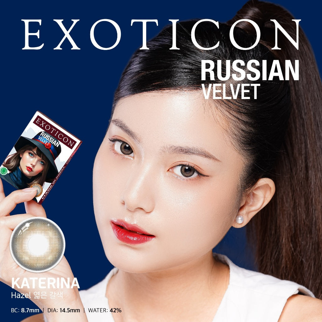 Exoticon Softlens New Russian Velvet Series Katerina | Sofiya | Anna | Valeriya | Soflens Korea