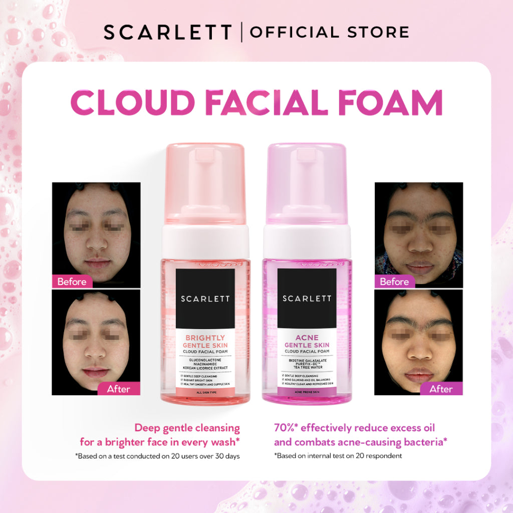Scarlett Whitening Cloud Facial Foam