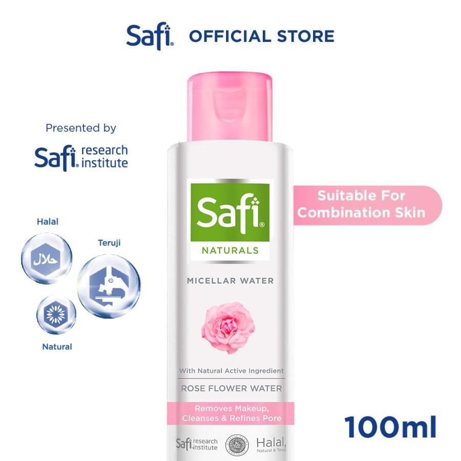 [Triple Pack] Safi Naturals Micellar Water With Rose 100 ml