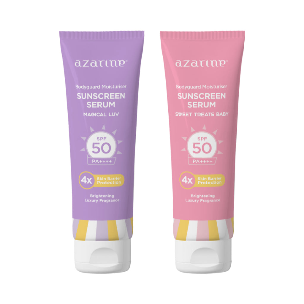 Azarine Body Guard Moisturizer Sunscreen Serum SPF50 PA++++ Sunblock Badan [LOLOS UJI INVIVO INVITRO] [100ml]
