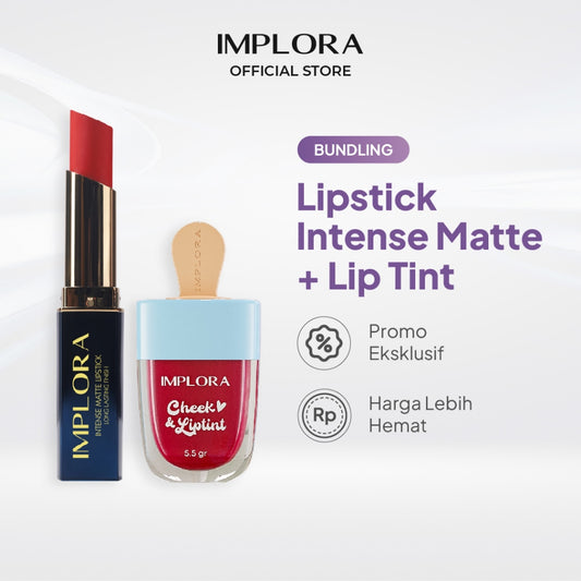 Implora Lip Tint + Lip Intense Matte