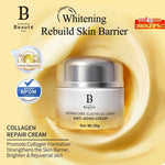 PREMIERE BEAUTE DERMA CARE ELASTIN COLLAGEN ANTI-AGING Repair Cream Pudding 50G Whitening Rejuvenat Barrier NAICINAMIDE CERAMIDE Firm Plump Meratakan dan Mencerahkan Kulit Wajah dengan Instant