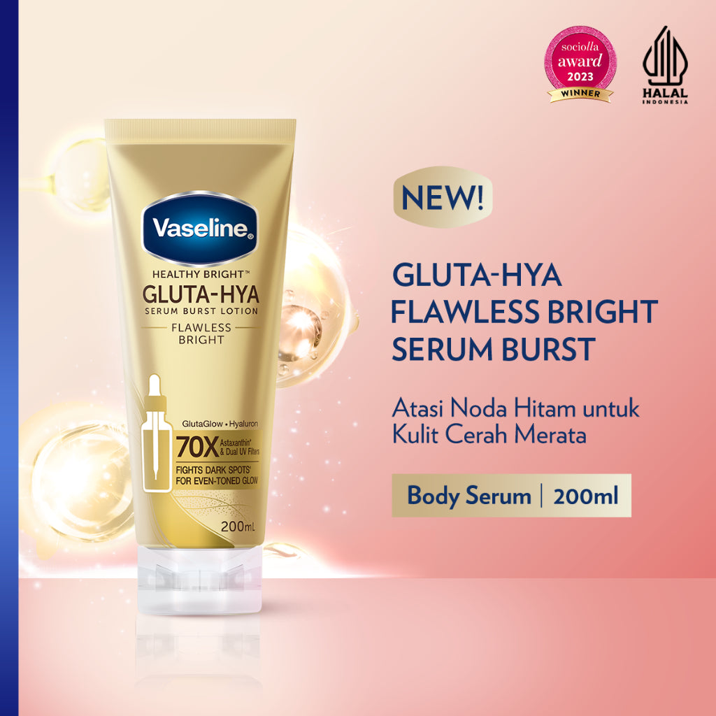 VASELINE Gluta-Hya Body Serum Flawless Bright 200 mL