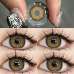 Eyeshare Softlens Blue Big Eyes 14.5mm 14.2mm 1Pasang Soft Lensa Kontak Soflen Blue