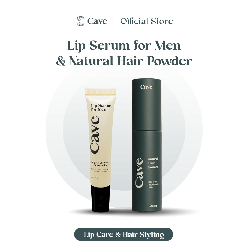 Cave Lip Serum for Men & Natural Hair Powder