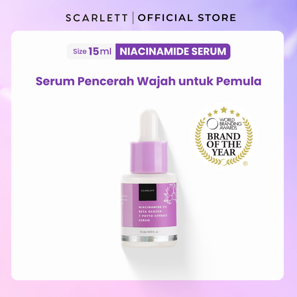 Scarlett Whitening Niacinamide 5% Beta Glucan 7 Phyto  Extract Serum