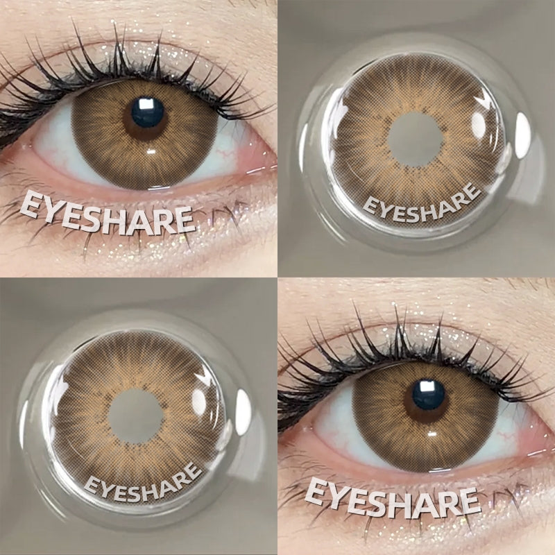Eyeshare Barbie Softlens Gray Soft 14.2mm Color Contact Lens Yearly Use Big Eye Soflen