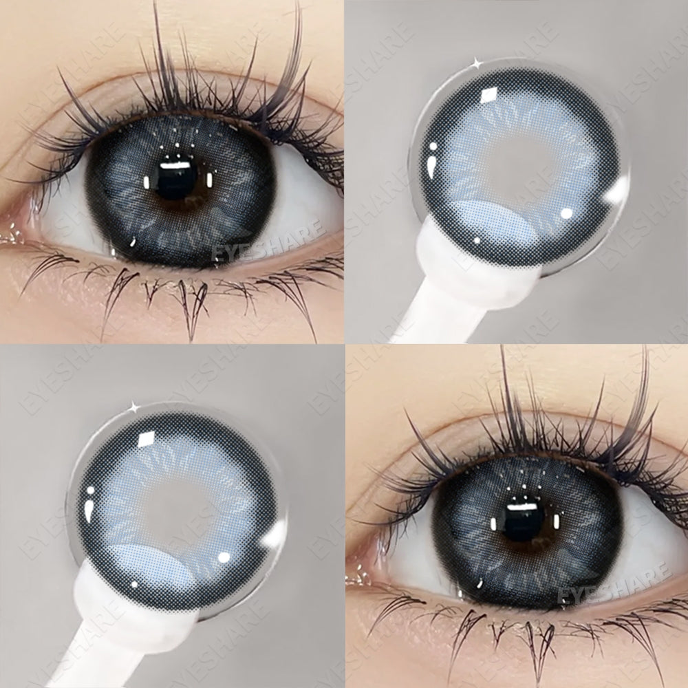 Eyeshare Barbie Softlens Gray Soft 14.2mm Color Contact Lens Yearly Use Big Eye Soflen