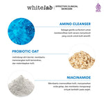Whitelab pH-Balanced Facial Cleanser - Sabun Cuci Muka pH Seimbang untuk Kulit Normal Sensitif Kering Berminyak dengan Prebiotic Oat & Niacinamide [BPOM]