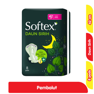 Softex Daun Sirih Pembalut Wanita Wing 42 cm 8 pcs