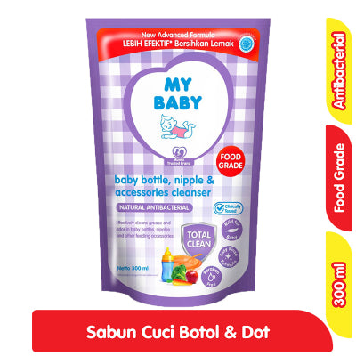 My Baby Sabun Cair Pencuci Botol & Dot Bayi Refill 300 ml