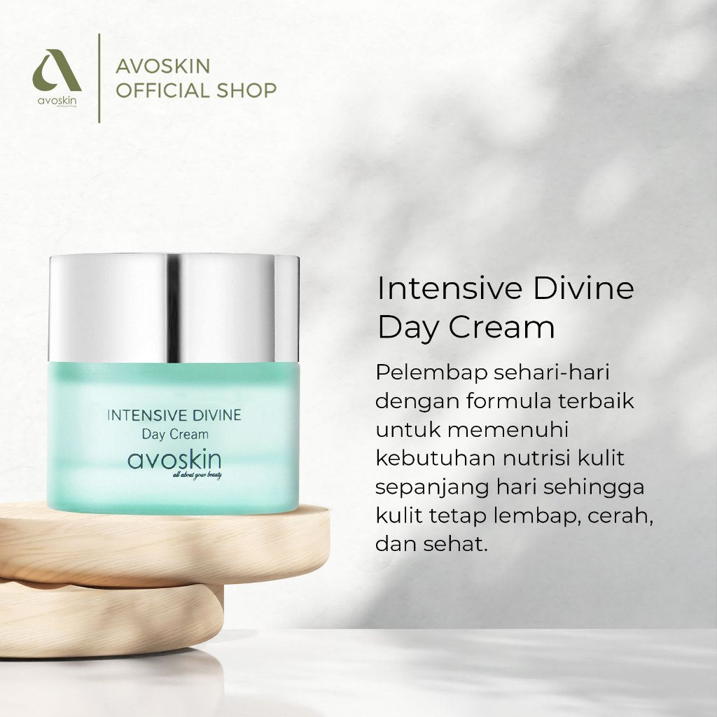 Cream Pagi Avoskin Intensive Divine Day Cream 10gr-Kulit Tampak Cerah