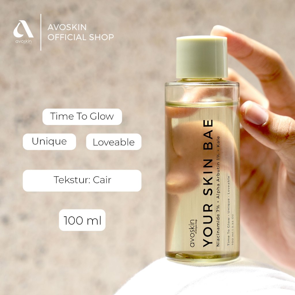 Toner Avoskin Your Skin Bae Niacinamide 100ml-Kulit Lembap & Cerah