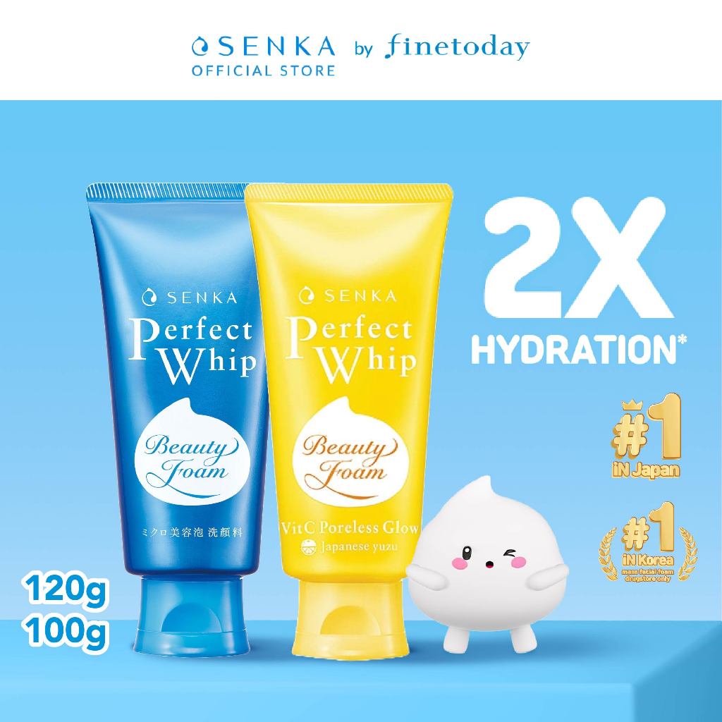 [Special Bundle] Senka Perfect Whip U 120gr & Vit Pores C 100gr