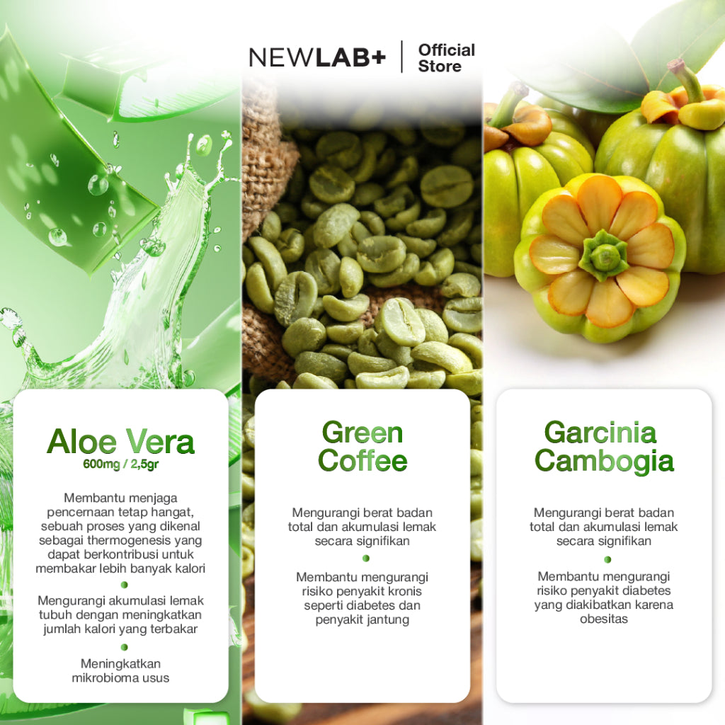 NEWLAB Fitlogy Boost | Slimming Supplement | Minuman Diet | Suplemen Alami untuk Pelangsing Badan 50gr