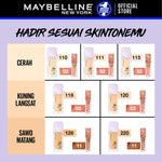 MAYBELLINE OFFICIAL Gold Up Bundle Superstay Lumi Matte Liquid Foundation + Sunkisser Liquid Blush Highlighter | Full coverage transferproof Waterproof ringan makeup tahan lama blendable buildable