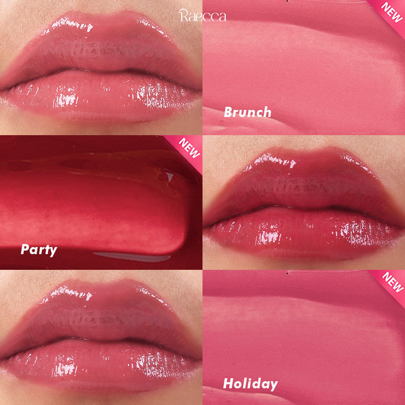 Raecca Swipe To Glow Lip Gloss - 8 Kandungan Aktif