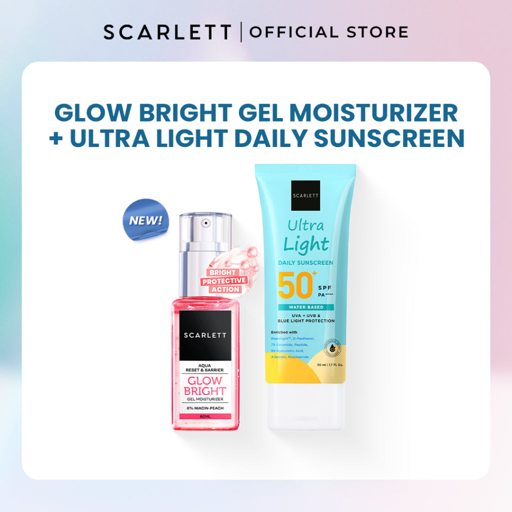 SCARLETT Moisturizer Series – Pelembab Wajah untuk Melembapkan Kulit dan Menjaga Skin Barrier agar Kulit Tetap Sehat dan Glowing