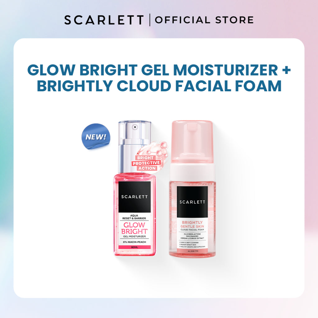 SCARLETT Moisturizer Series – Pelembab Wajah untuk Melembapkan Kulit dan Menjaga Skin Barrier agar Kulit Tetap Sehat dan Glowing