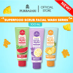 [3pcs] Purbasari Superfood FACIAL SCRUB / lulur wajah Mencerahkan Kotoran Perontok