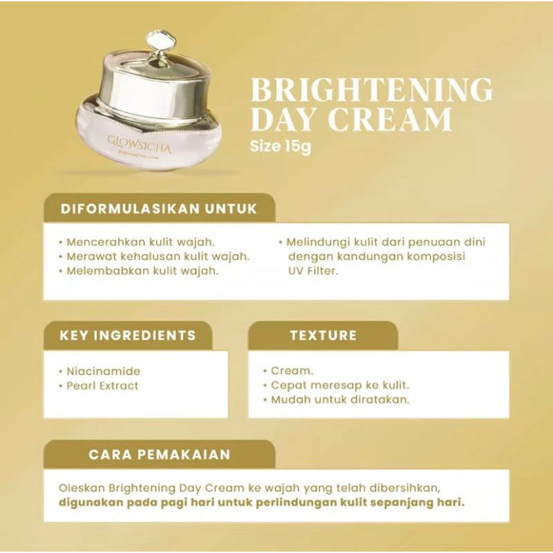 SWEET Glowsicha Brightening Day | Cream Siang |