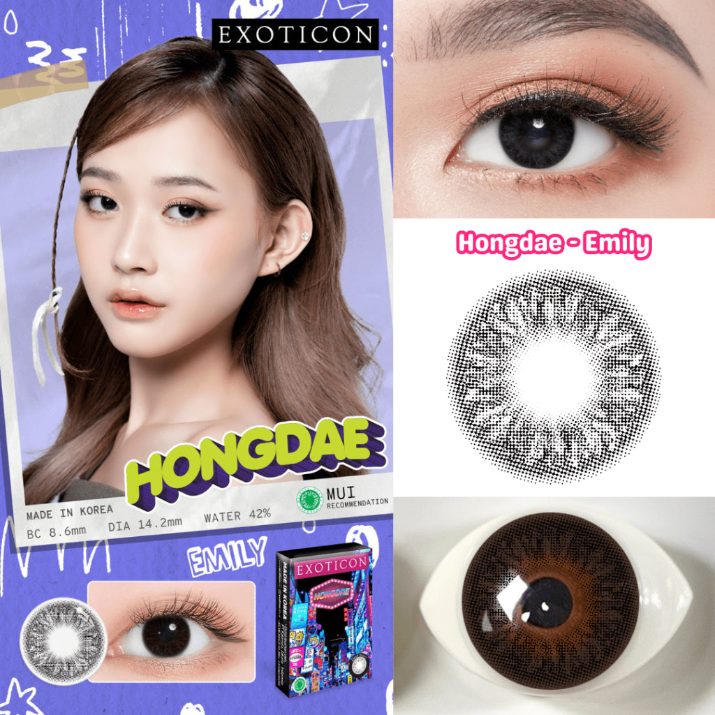 Exoticon Softlens Hongdae Series Emily | Anya | Kim | Livi | Tasya | Soflens Korea | Soflens Minus