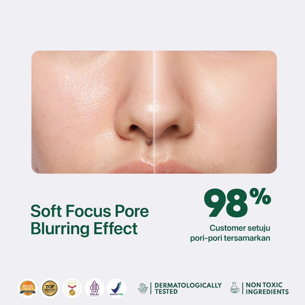 Power Powder + Power Primer - NPURE Power Powder + Power Primer / Compact powder / Primer Serum / primer make up / Bedak padat / bedak kulit berjerawat