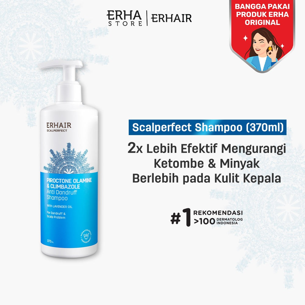 [SPECIAL BUNDLE 2IN1] SCALPERFECT Shampoo + Eksfoliasi ketombe | Perawatan Rambut Berketombe| Rambut Lepek | Rambut Lepek Berminyak
