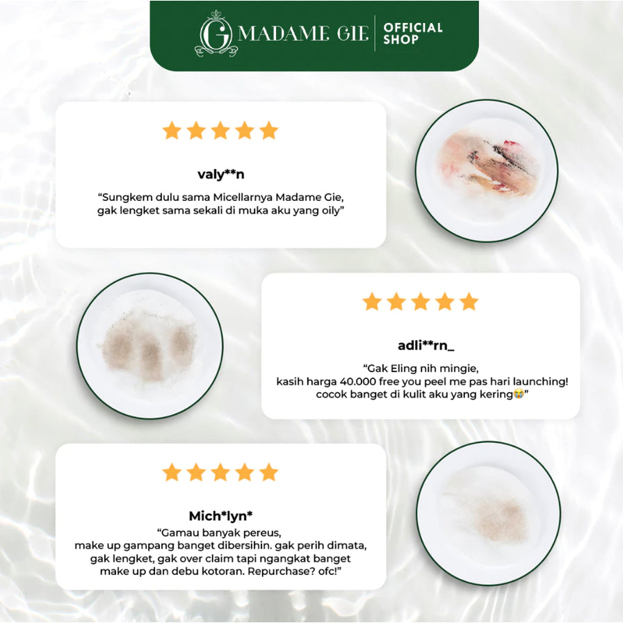 [FLASH SALE] Madame Gie Necessity Micellar Water 01 300ml - Make Up Remover Cleansing Water for All Skin Type